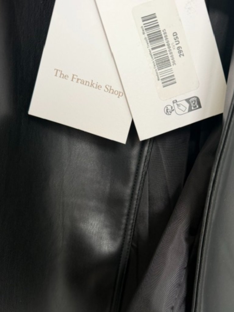 Frankie Shop Medora Faux Leather Trench Coat — image 5 of 7